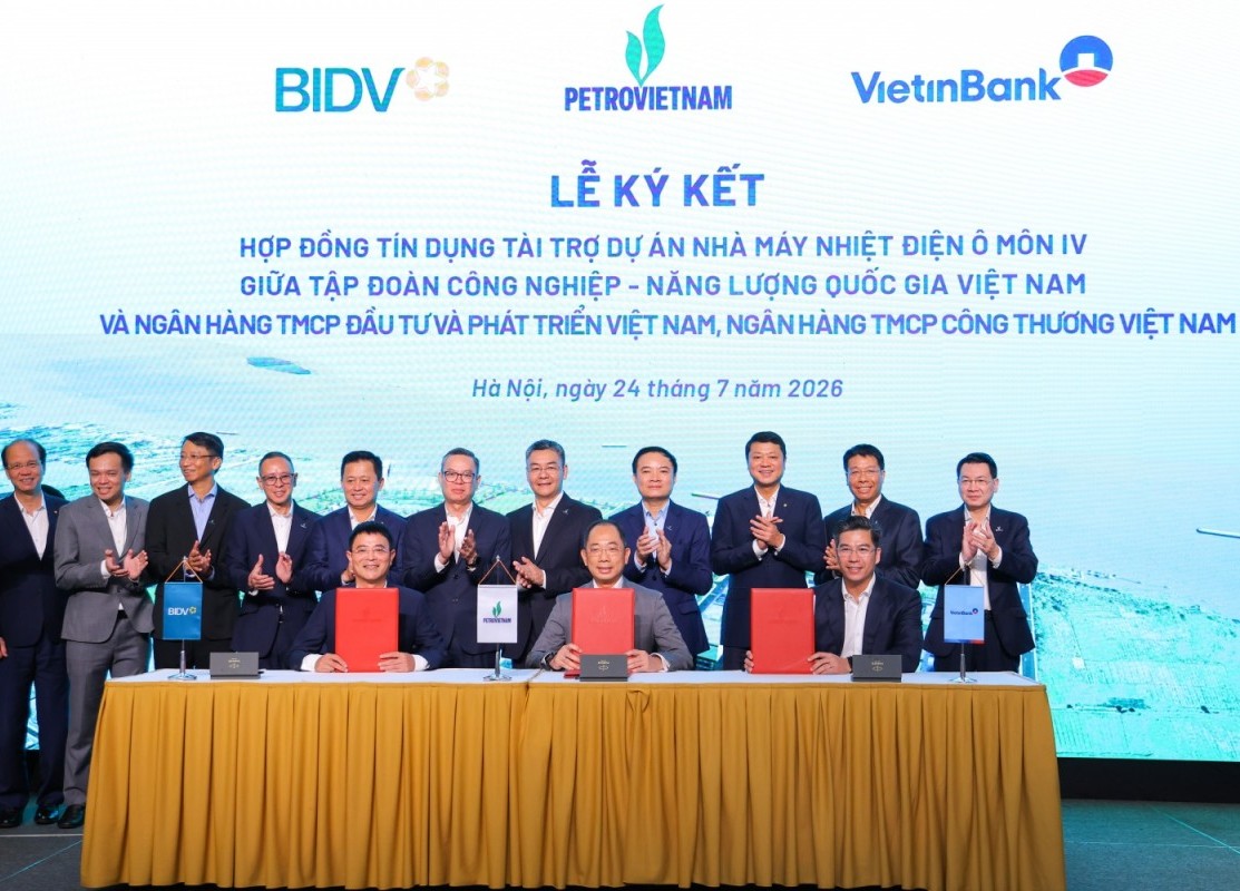 Ký hợp đồng tín dụng tài trợ dự án Nhà máy Nhiệt điện Ô Môn 4