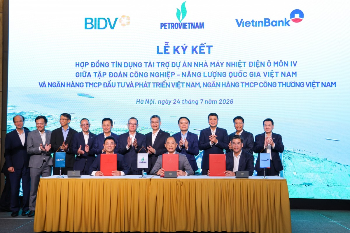 Ký hợp đồng tín dụng tài trợ dự án Nhà máy Nhiệt điện Ô Môn 4 Ký hợp đồng tín dụng tài trợ dự án Nhà máy Nhiệt điện Ô Môn 4