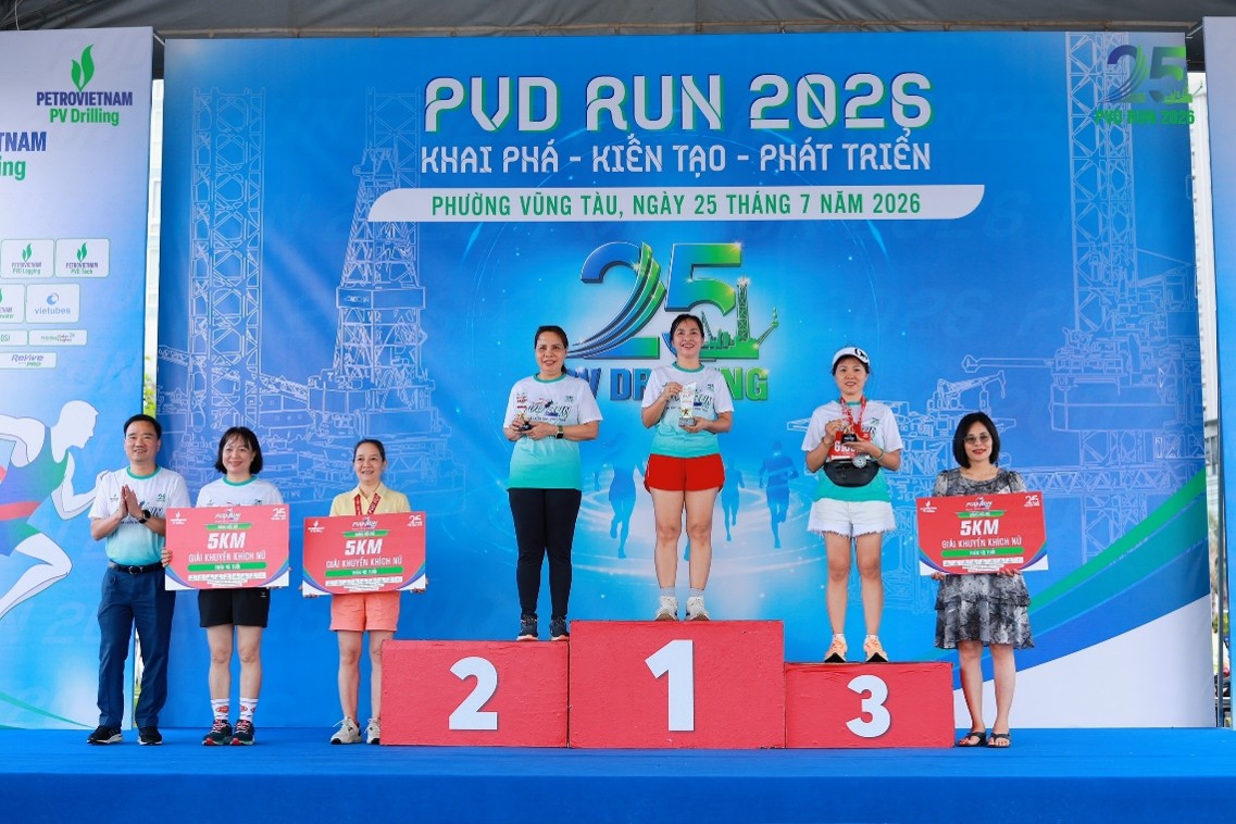 PVD RUN 2026 - Hơn 1.600 vận động viên cùng lan tỏa tinh thần ‘Khai phá - Kiến tạo - Phát triển’
