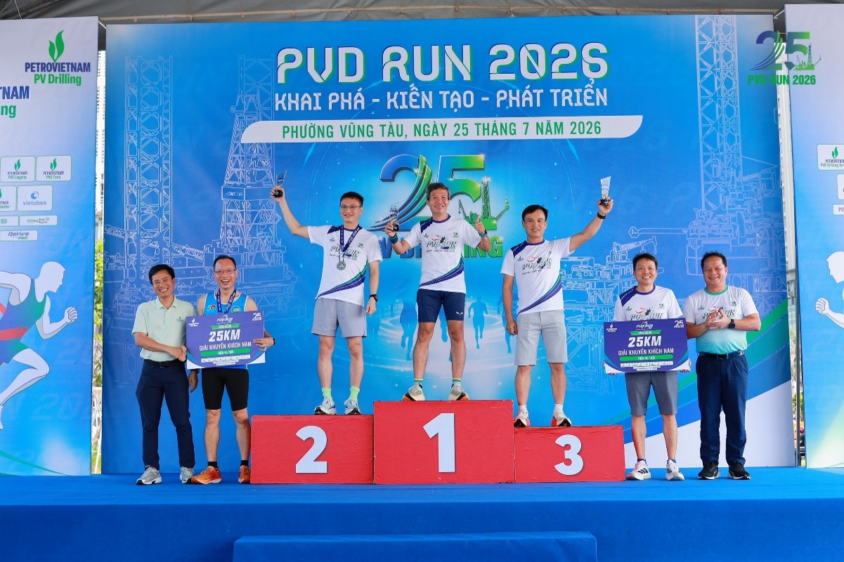 PVD RUN 2026 - Hơn 1.600 vận động viên cùng lan tỏa tinh thần ‘Khai phá - Kiến tạo - Phát triển’