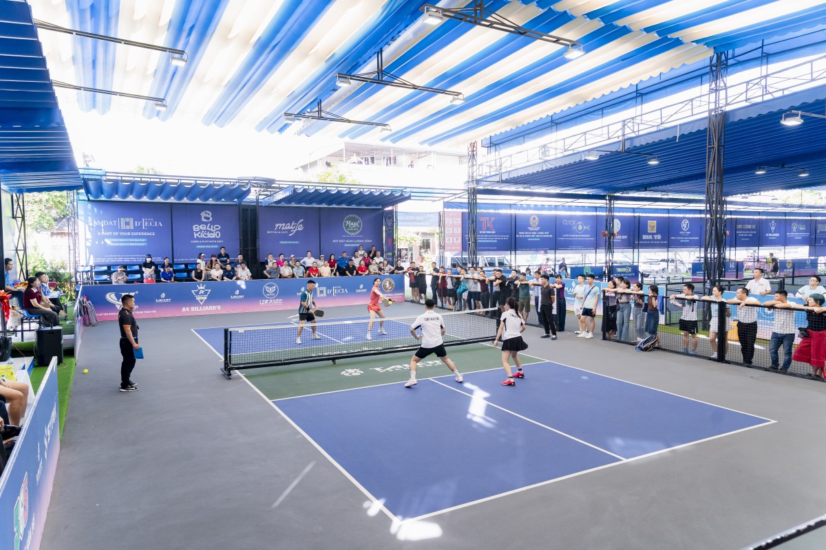Quacontrol sôi nổi giải pickleball năm 2026 chào mừng các ngày lễ lớn