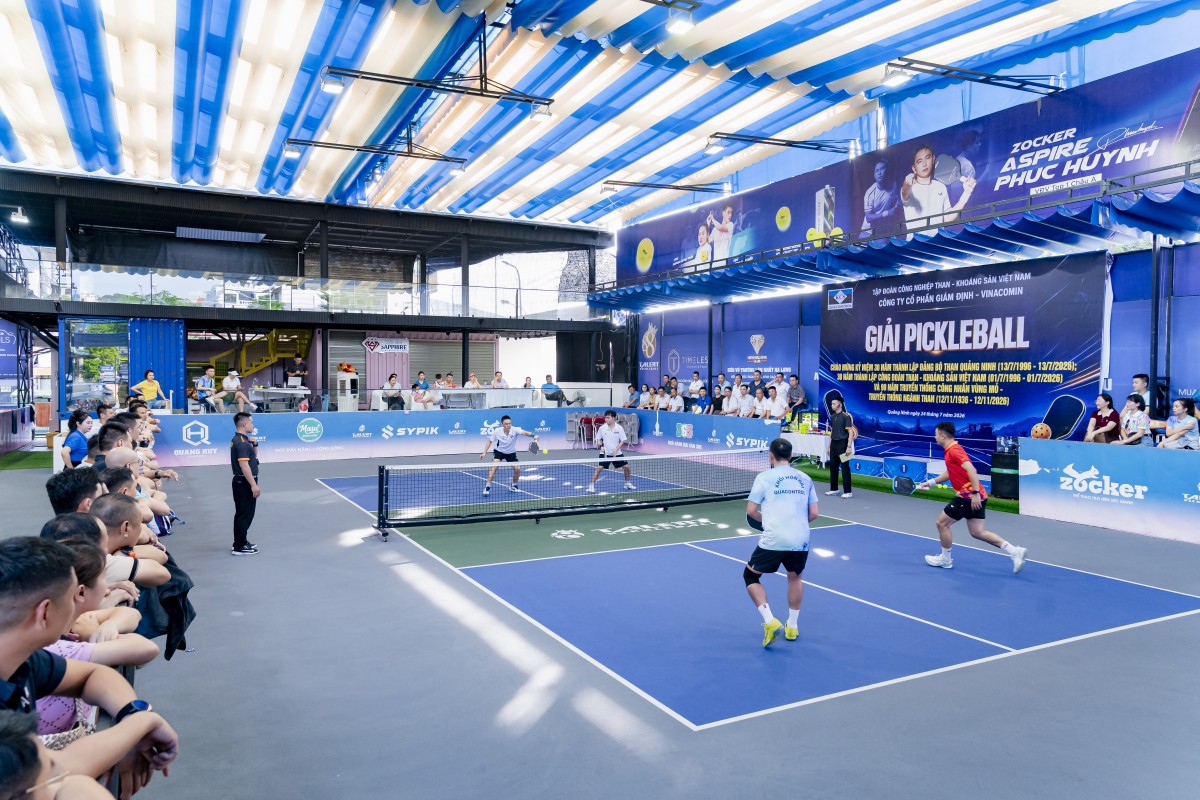 Quacontrol sôi nổi giải pickleball năm 2026 chào mừng các ngày lễ lớn