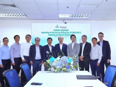 PV Drilling nhận bàn giao quyền sở hữu giàn khoan tự nâng (dự kiến đặt tên PV DRILLING X)