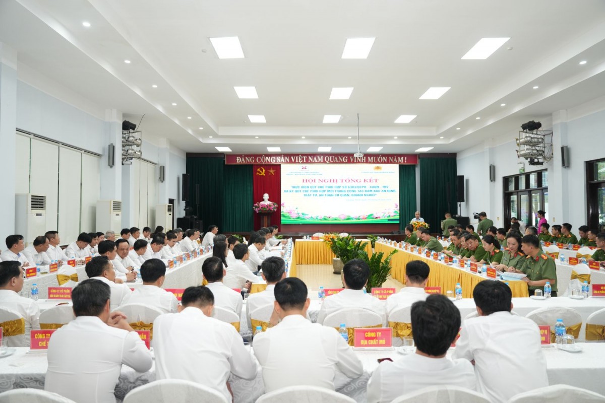 TKV và Công an tỉnh Quảng Ninh tiếp tục nâng cao hiệu quả phối hợp bảo đảm an ninh, an toàn khai thác than