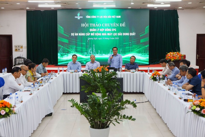 Hội thảo quản lý hợp đồng EPC dự án nâng cấp mở rộng Nhà máy Lọc dầu Dung Quất Hội thảo quản lý hợp đồng EPC dự án nâng cấp mở rộng Nhà máy Lọc dầu Dung Quất