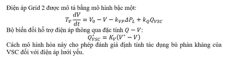 Mô hình rút gọn, mô phỏng BTB-VSC-BESS đáp ứng quán tính ảo và máy phát đồng bộ ảo trong lưới điện yếu Mô hình rút gọn, mô phỏng BTB-VSC-BESS đáp ứng quán tính ảo và máy phát đồng bộ ảo trong lưới điện yếu