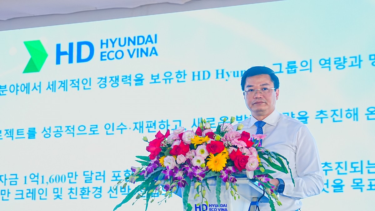 HD Hyundai Eco Vina khởi công Khu sản xuất bồn chứa độc lập thân thiện môi trường tại Quảng Ngãi