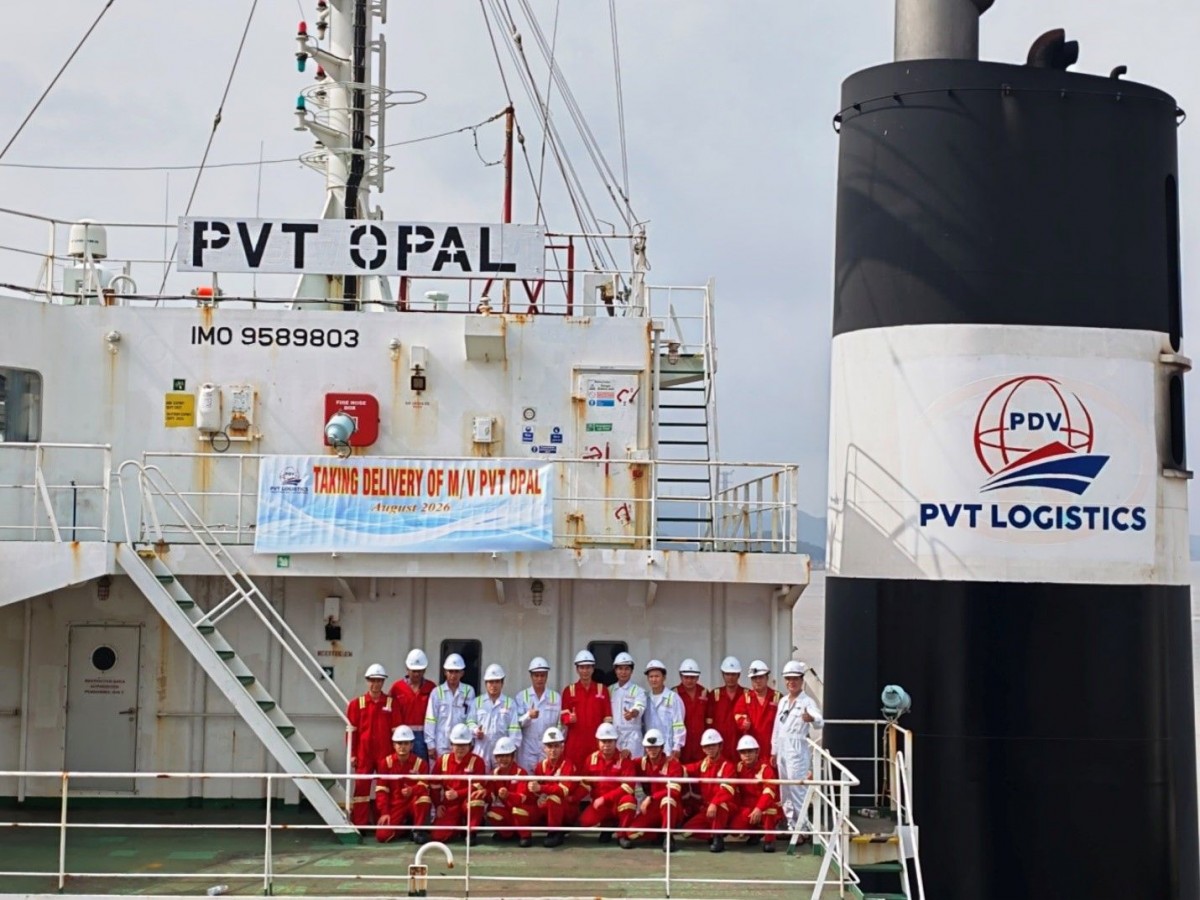 PVTrans tiếp nhận thêm tàu mới, tăng cường năng lực vận tải quốc tế PVTrans tiếp nhận thêm tàu mới, tăng cường năng lực vận tải quốc tế