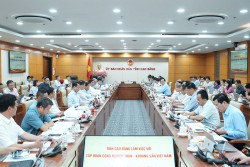 TKV làm việc với tỉnh Cao Bằng về tình hình hoạt động sản xuất, kinh doanh và đầu tư