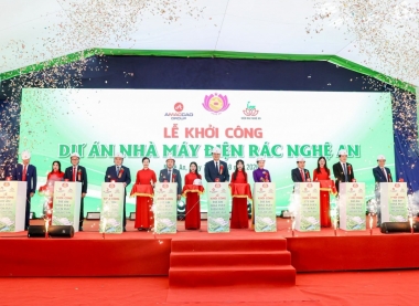 Khởi công dự án Nhà máy điện rác Nghệ An