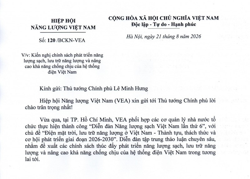 Kiến nghị chính sách phát triển năng lượng sạch và nâng cao khả năng chống chịu của hệ thống điện Việt Nam