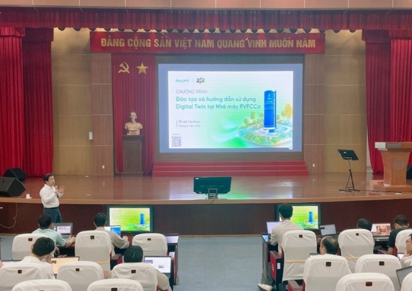 Hoàn thành triển khai sáng kiến số ứng dụng công nghệ bản sao số (Digital Twin) tại Nhà máy Đạm Phú Mỹ