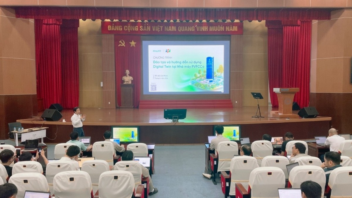 Hoàn thành triển khai sáng kiến số ứng dụng công nghệ bản sao số (Digital Twin) tại Nhà máy Đạm Phú Mỹ Hoàn thành triển khai sáng kiến số ứng dụng công nghệ bản sao số (Digital Twin) tại Nhà máy Đạm Phú Mỹ
