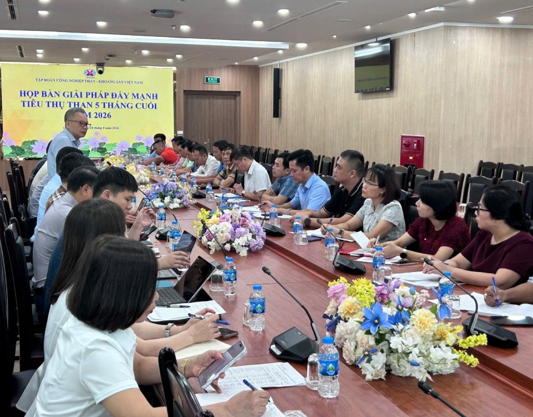 TKV bàn giải pháp đẩy mạnh tiêu thụ than các tháng cuối năm 2026