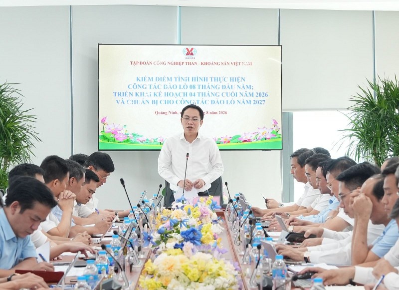 TKV bàn kế hoạch triển khai đào lò 4 tháng cuối năm 2026 và năm 2027 TKV bàn kế hoạch triển khai đào lò 4 tháng cuối năm 2026 và năm 2027
