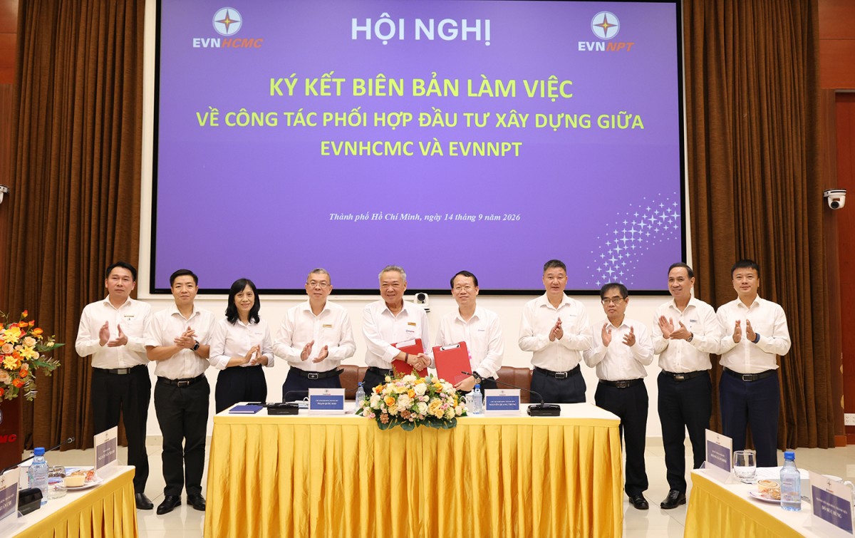EVNNPT và EVNHCMC đồng bộ đầu tư, bảo đảm điện cho TP. Hồ Chí Minh giai đoạn 2026-2030