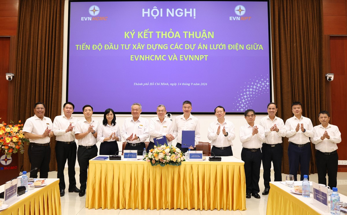 EVNNPT và EVNHCMC đồng bộ đầu tư, bảo đảm điện cho TP. Hồ Chí Minh giai đoạn 2026-2030