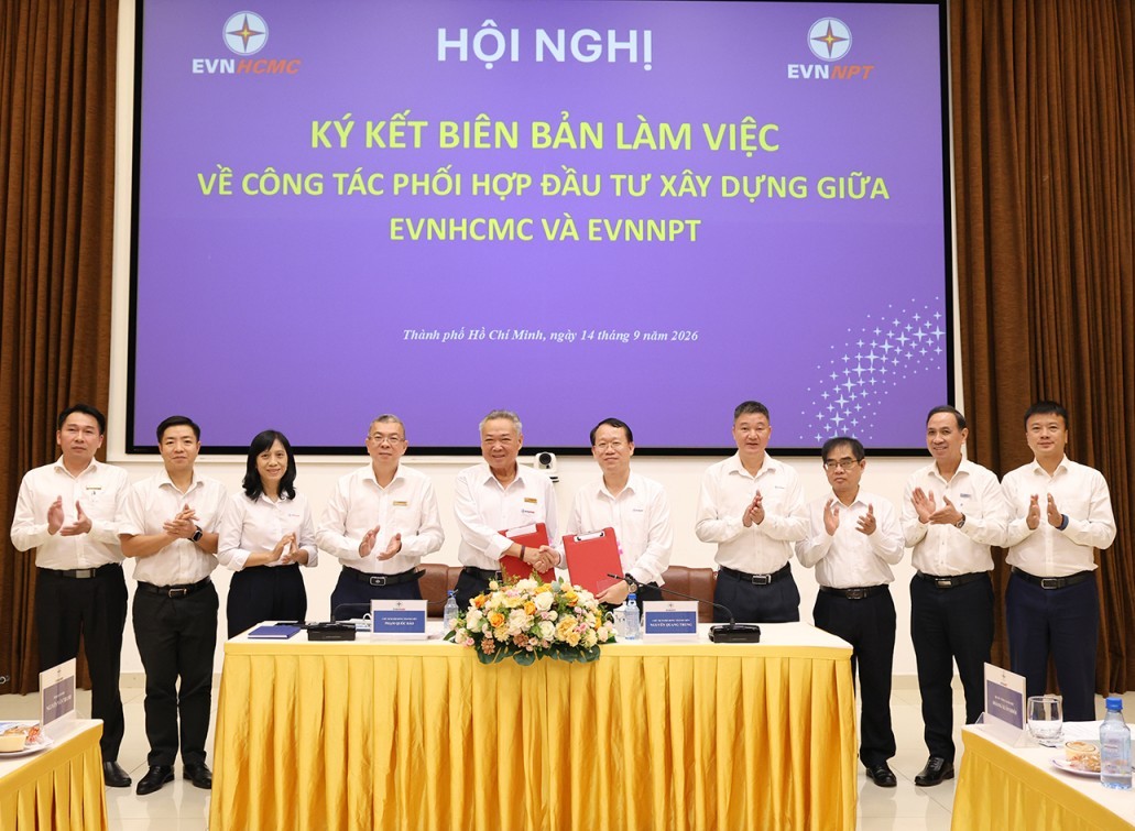 EVNNPT và EVNHCMC đồng bộ đầu tư, bảo đảm điện cho TP. Hồ Chí Minh giai đoạn 2026-2030