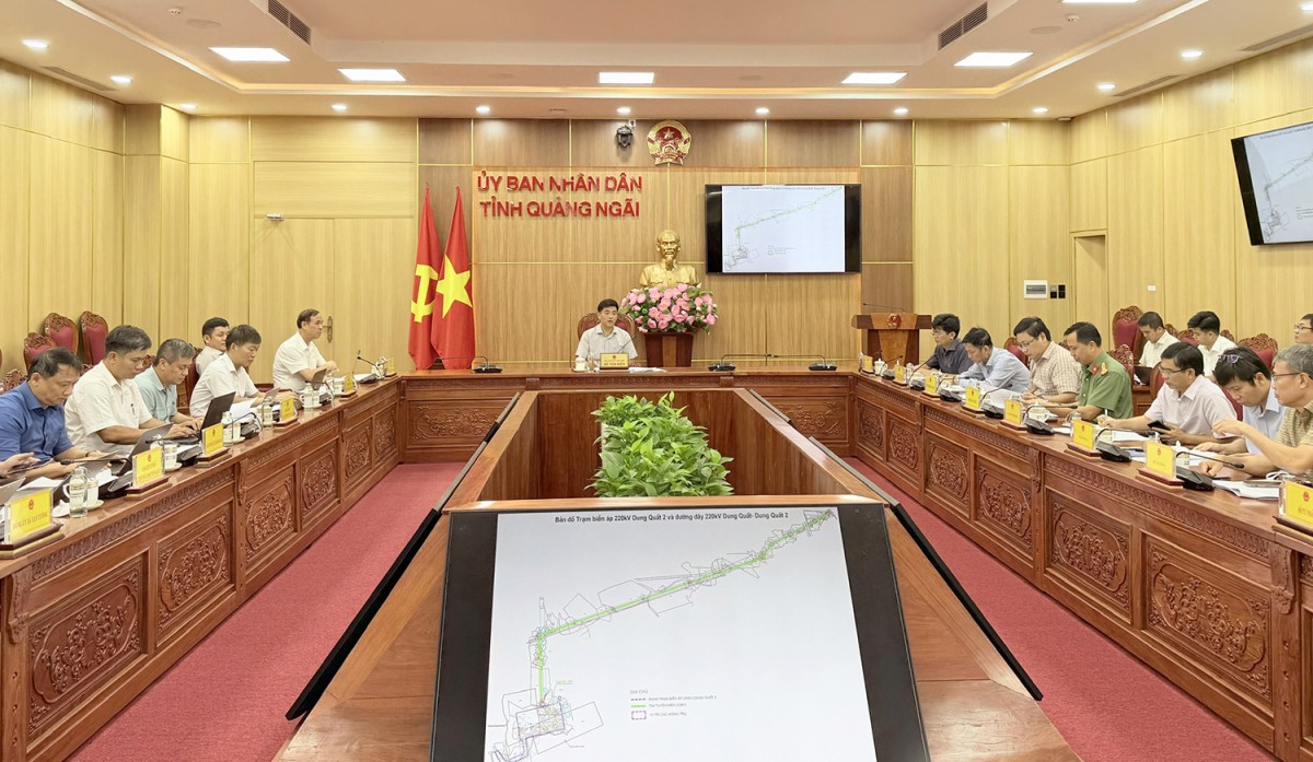 Tình hình thực hiện bồi thường, giải phóng mặt bằng dự án TBA 220kV Dung Quất 2 và đường dây đấu nối Tình hình thực hiện bồi thường, giải phóng mặt bằng dự án TBA 220kV Dung Quất 2 và đường dây đấu nối