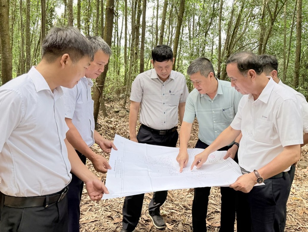 Tình hình thực hiện bồi thường, giải phóng mặt bằng dự án TBA 220kV Dung Quất 2 và đường dây đấu nối