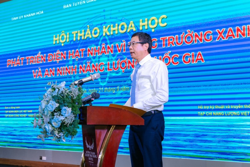 Tham luận của Tạp chí Năng lượng Việt Nam tại hội thảo khoa học cấp quốc gia về phát triển điện hạt nhân Tham luận của Tạp chí Năng lượng Việt Nam tại hội thảo khoa học cấp quốc gia về phát triển điện hạt nhân