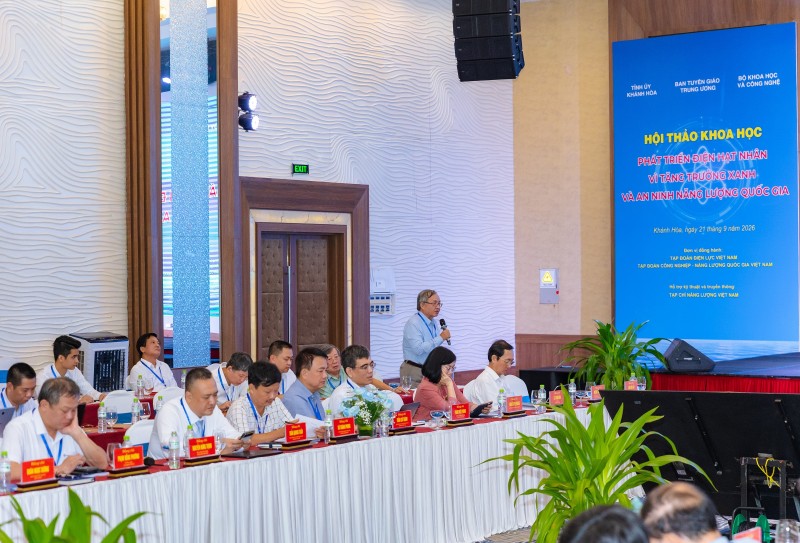 Tổng quan Hội thảo khoa học “Phát triển điện hạt nhân vì tăng trưởng xanh và an ninh năng lượng quốc gia”