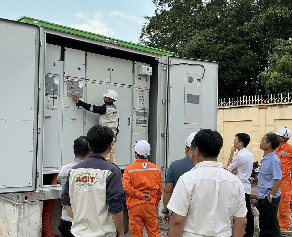 EVNNPC đóng điện 5 dự án lắp đặt hệ thống pin lưu trữ năng lượng (BESS) tại Lạng Sơn