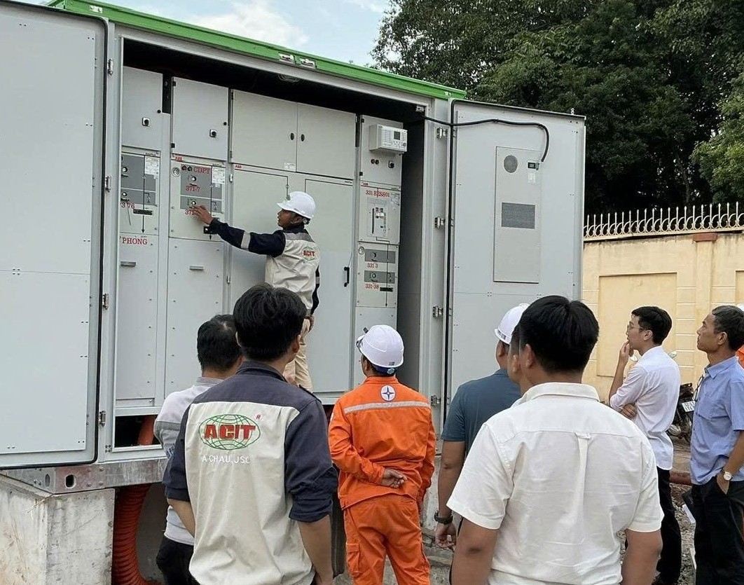 EVNNPC đóng điện 5 dự án lắp đặt hệ thống pin lưu trữ năng lượng (BESS) tại Lạng Sơn