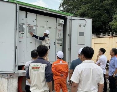 EVNNPC đóng điện 5 dự án lắp đặt hệ thống pin lưu trữ năng lượng (BESS) tại Lạng Sơn