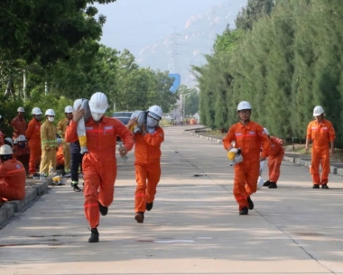 Nâng cao năng lực phòng cháy chữa cháy và cứu nạn cứu hộ tại Công ty Nhiệt điện Vĩnh Tân