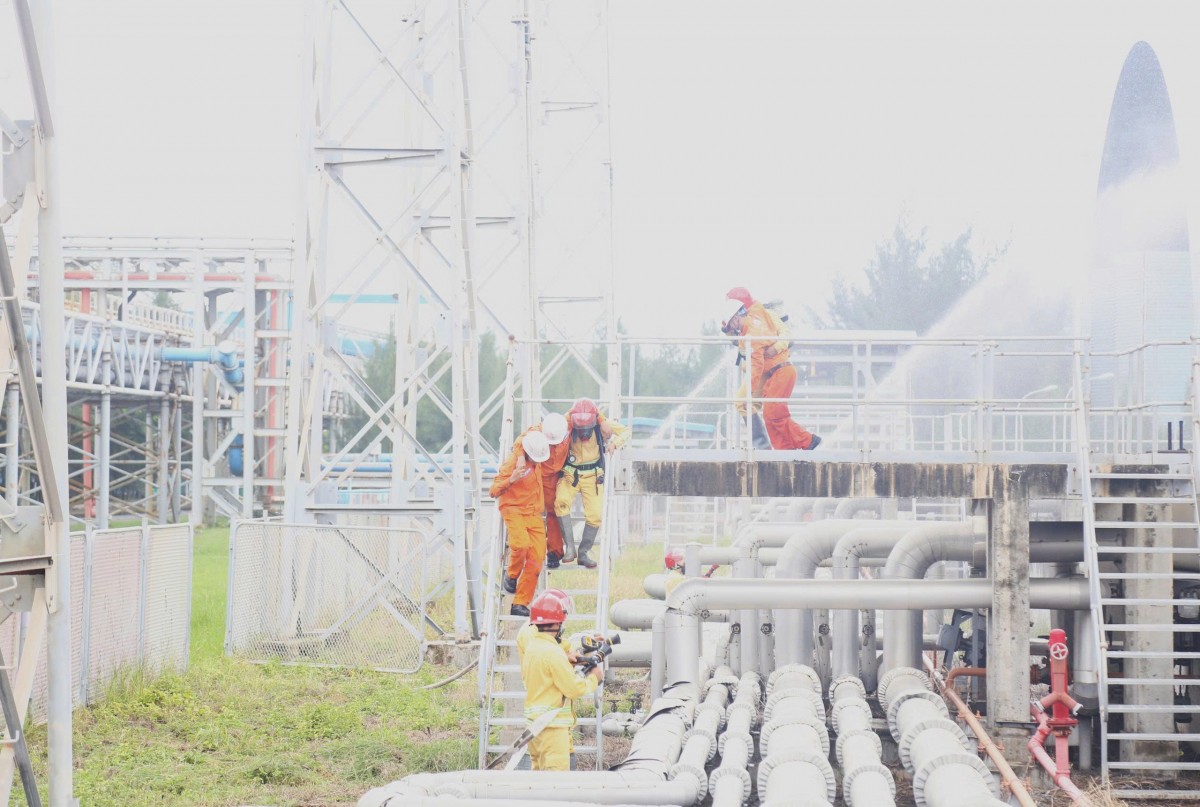 Công ty Nhiệt điện Duyên Hải diễn tập phòng cháy chữa cháy, cứu nạn cứu hộ kết hợp ứng phó sự cố hóa chất năm 2026