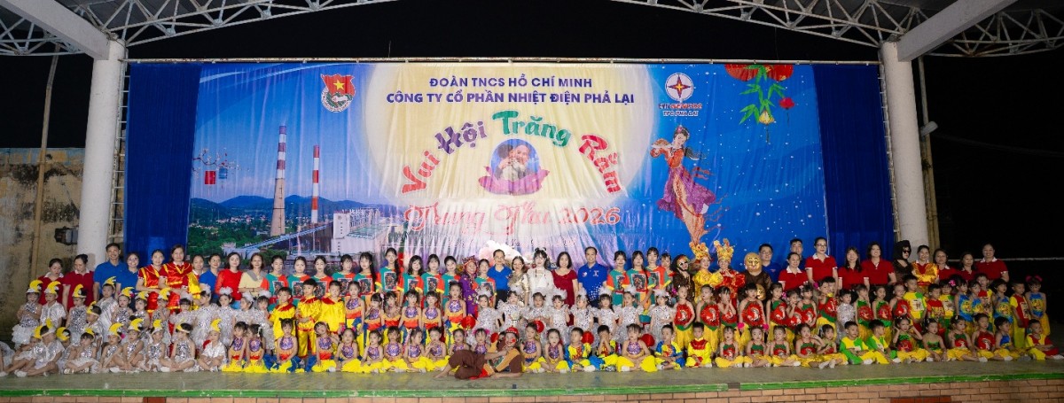 Công ty Cổ Phần Nhiệt điện Phả Lại tổ chức chương trình ‘Đêm hội Trăng rằm’ năm 2026 Công ty Cổ Phần Nhiệt điện Phả Lại tổ chức chương trình ‘Đêm hội Trăng rằm’ năm 2026