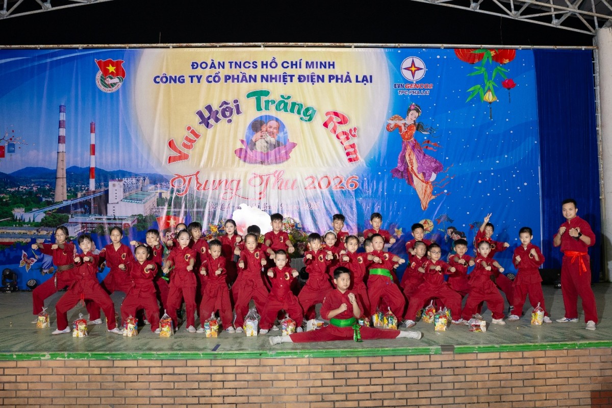 Công ty Cổ Phần Nhiệt điện Phả Lại tổ chức chương trình ‘Đêm hội Trăng rằm’ năm 2026 Công ty Cổ Phần Nhiệt điện Phả Lại tổ chức chương trình ‘Đêm hội Trăng rằm’ năm 2026