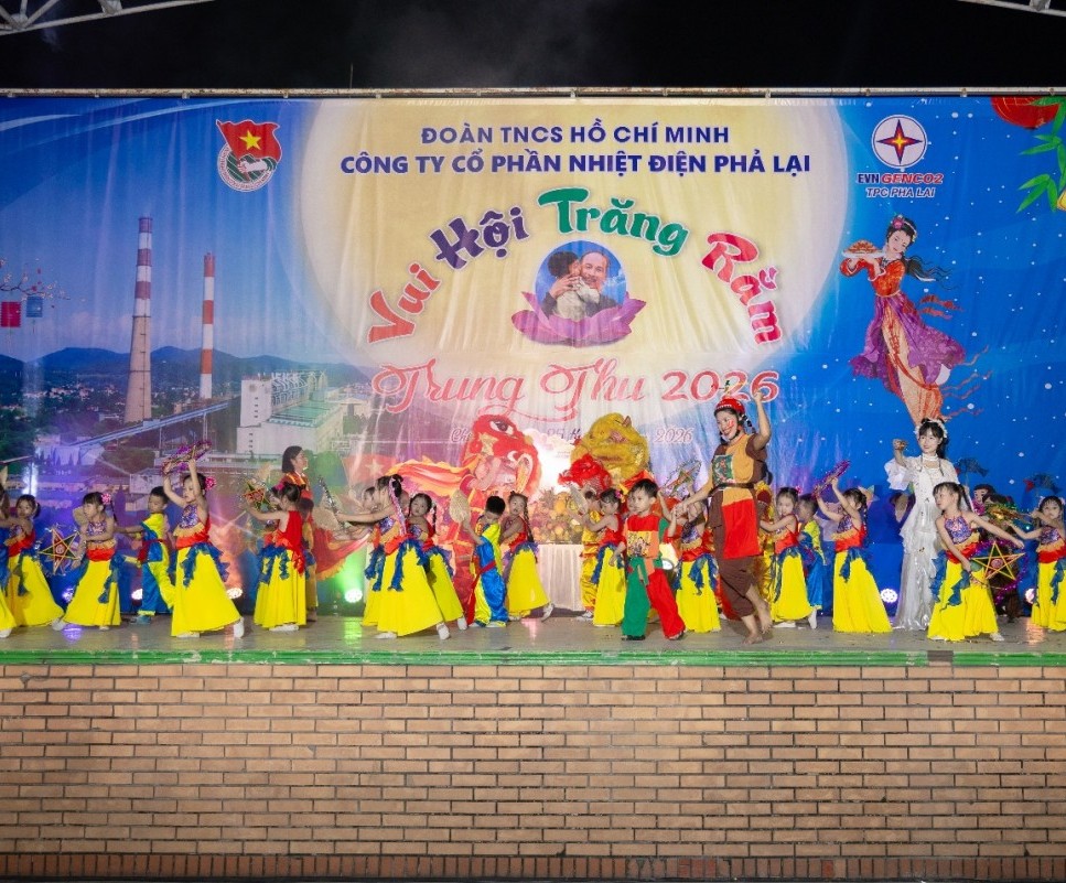 Công ty Cổ Phần Nhiệt điện Phả Lại tổ chức chương trình ‘Đêm hội Trăng rằm’ năm 2026