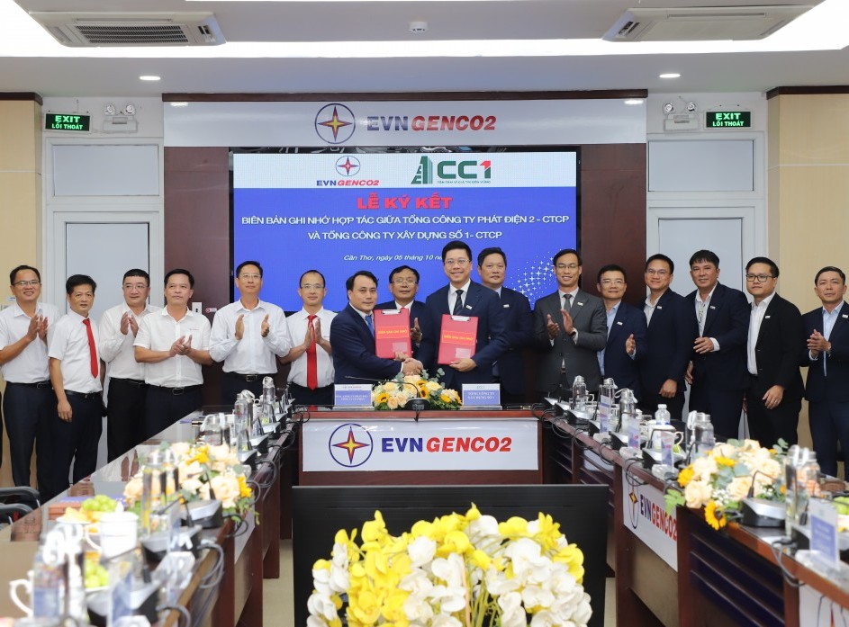 EVNGENCO2 và CC1 ký bản ghi nhớ hợp tác phát triển các dự án thủy điện tích năng