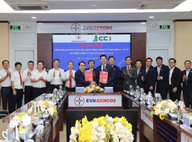 EVNGENCO2 và CC1 ký bản ghi nhớ hợp tác phát triển các dự án thủy điện tích năng