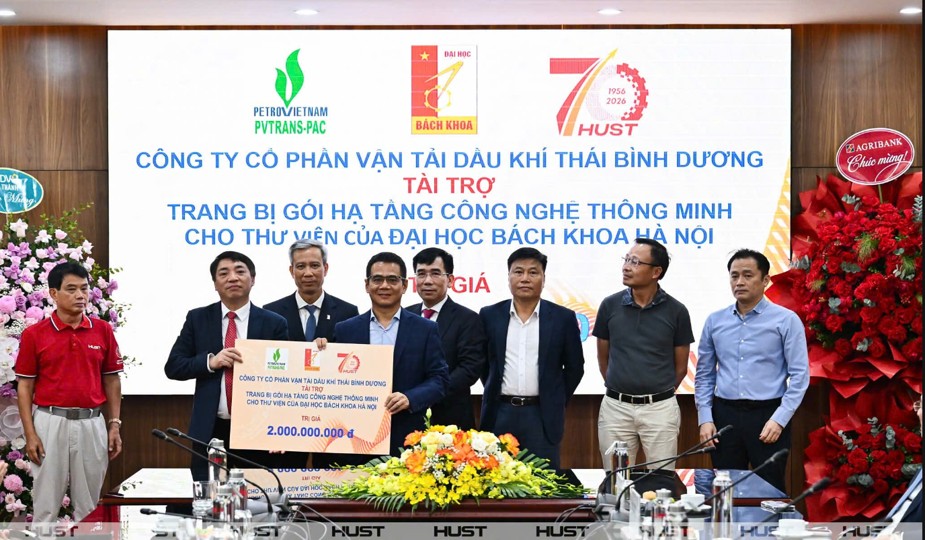 PVTrans tài trợ 4 tỷ đồng trang bị hạ tầng công nghệ thông minh cho Đại học Bách khoa Hà Nội