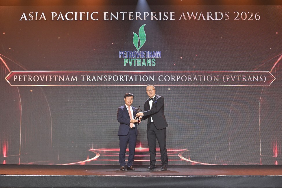 PVTrans được vinh danh tại Giải thưởng Doanh nghiệp châu Á 2026 - Khẳng định nền tảng quản trị bền vững PVTrans được vinh danh tại Giải thưởng Doanh nghiệp châu Á 2026 - Khẳng định nền tảng quản trị bền vững