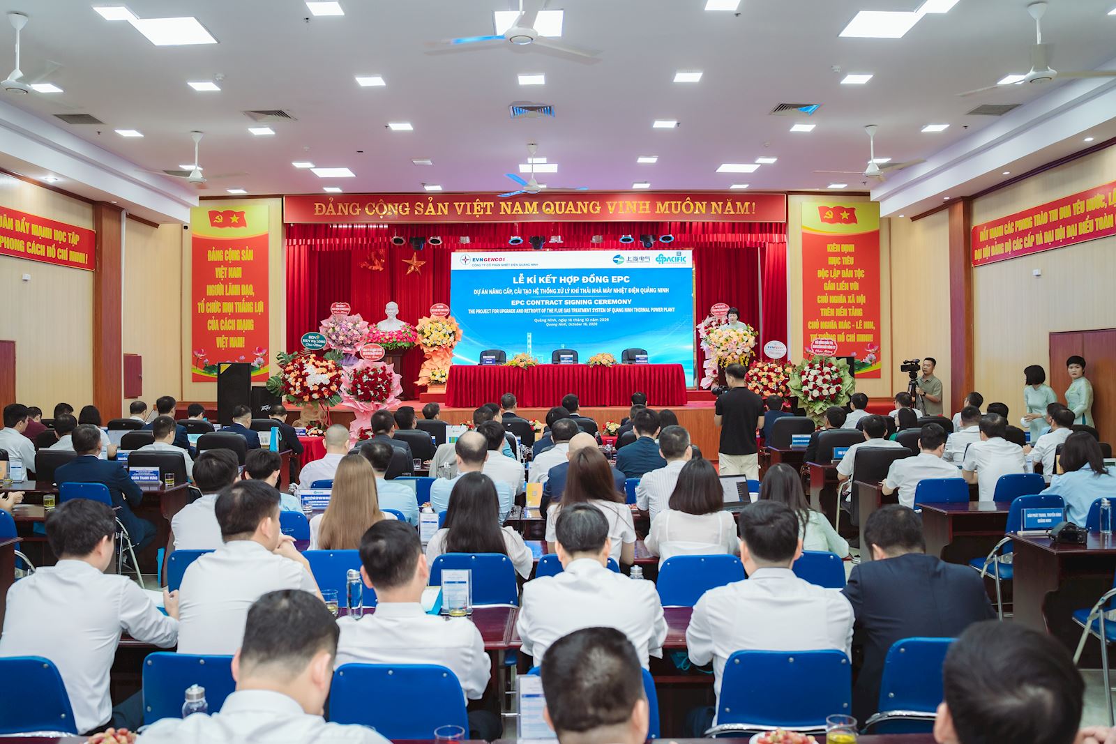Ký hợp đồng EPC dự án cải tạo, nâng cấp hệ thống xử lý khí thải Nhà máy Nhiệt điện Quảng Ninh