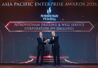 PV Drilling được APEA 2026 vinh danh hạng mục giải thưởng “Doanh nghiệp Quản trị bền vững và minh bạch”