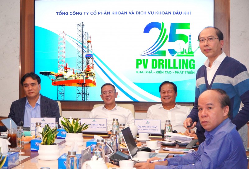 PV Drilling làm việc với Đoàn giám sát thường niên của Hội đồng thành viên PetroVietnam PV Drilling làm việc với Đoàn giám sát thường niên của Hội đồng thành viên PetroVietnam