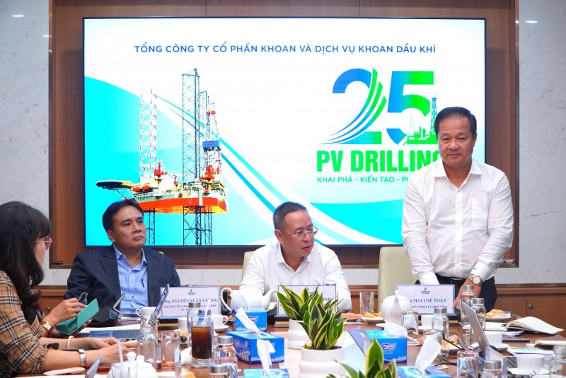 PV Drilling làm việc với Đoàn giám sát thường niên của Hội đồng thành viên PetroVietnam PV Drilling làm việc với Đoàn giám sát thường niên của Hội đồng thành viên PetroVietnam