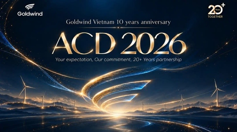 Goldwind kỷ niệm 10 năm thành lập tại Việt Nam vào Ngày hội Khách hàng Thường niên 2026