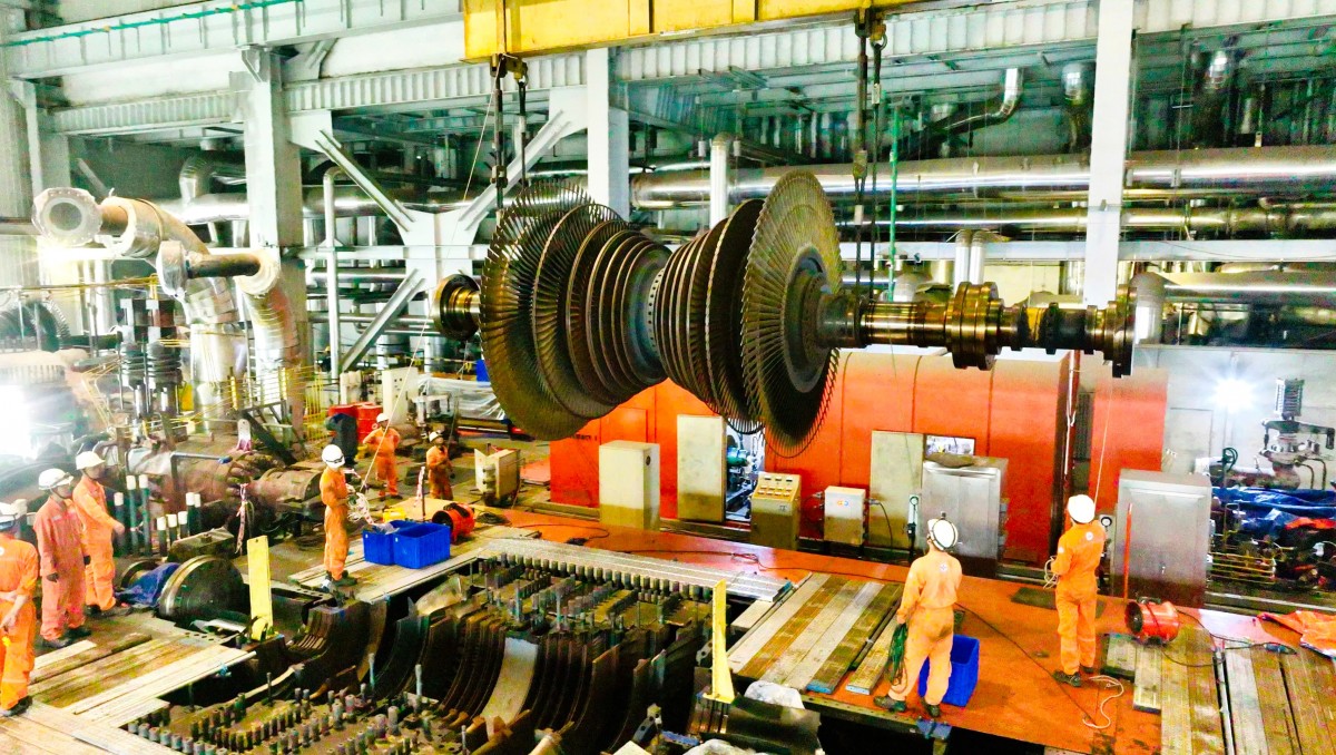 Tổng Giám đốc EVNGENCO3 kiểm tra công trường đại tu tổ máy S1 - Nhà máy Nhiệt điện Vĩnh Tân 2 Tổng Giám đốc EVNGENCO3 kiểm tra công trường đại tu tổ máy S1 - Nhà máy Nhiệt điện Vĩnh Tân 2