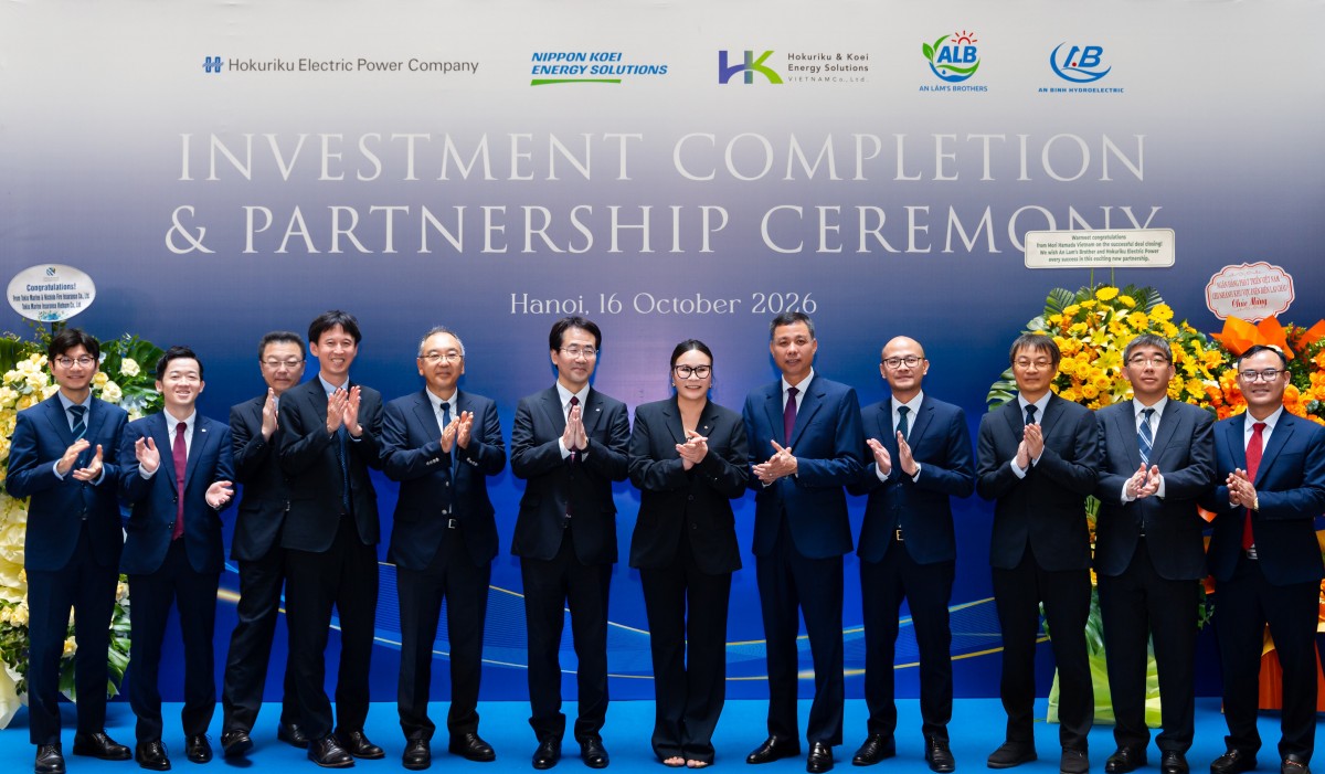 HKES hoàn tất đầu tư vào AL Global Energy, mở rộng hợp tác thủy điện Việt Nam - Nhật Bản HKES hoàn tất đầu tư vào AL Global Energy, mở rộng hợp tác thủy điện Việt Nam - Nhật Bản