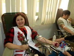 Ngày hội hiến máu tại Công ty thủy điện Sơn La