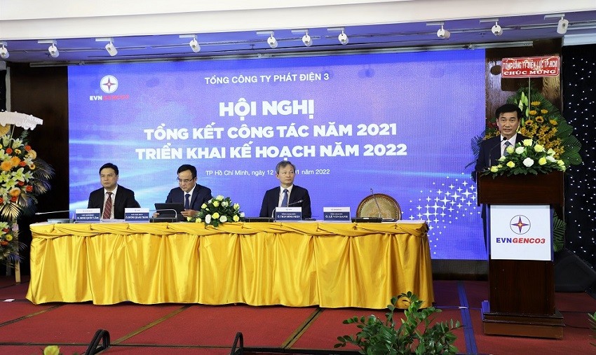 Kết quả SXKD năm 2021 và kế hoạch năm 2022 của EVNGENCO3