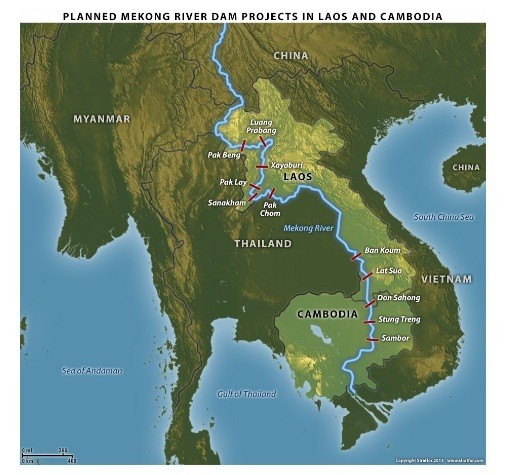 Tác động xuyên biên giới của hệ thống bậc thang thủy điện trên sông Mê Kông