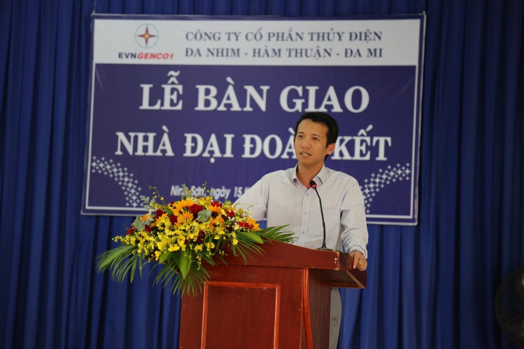 EVNGENCO1 và Công ty ĐHĐ bàn giao 20 căn nhà Đại đoàn kết tại Ninh Thuận