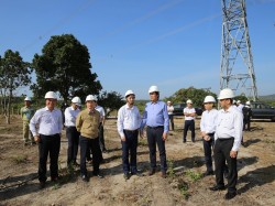 EVNNPT đôn đốc tiến độ đường dây 500 kV Dốc Sỏi - Pleiku 2
